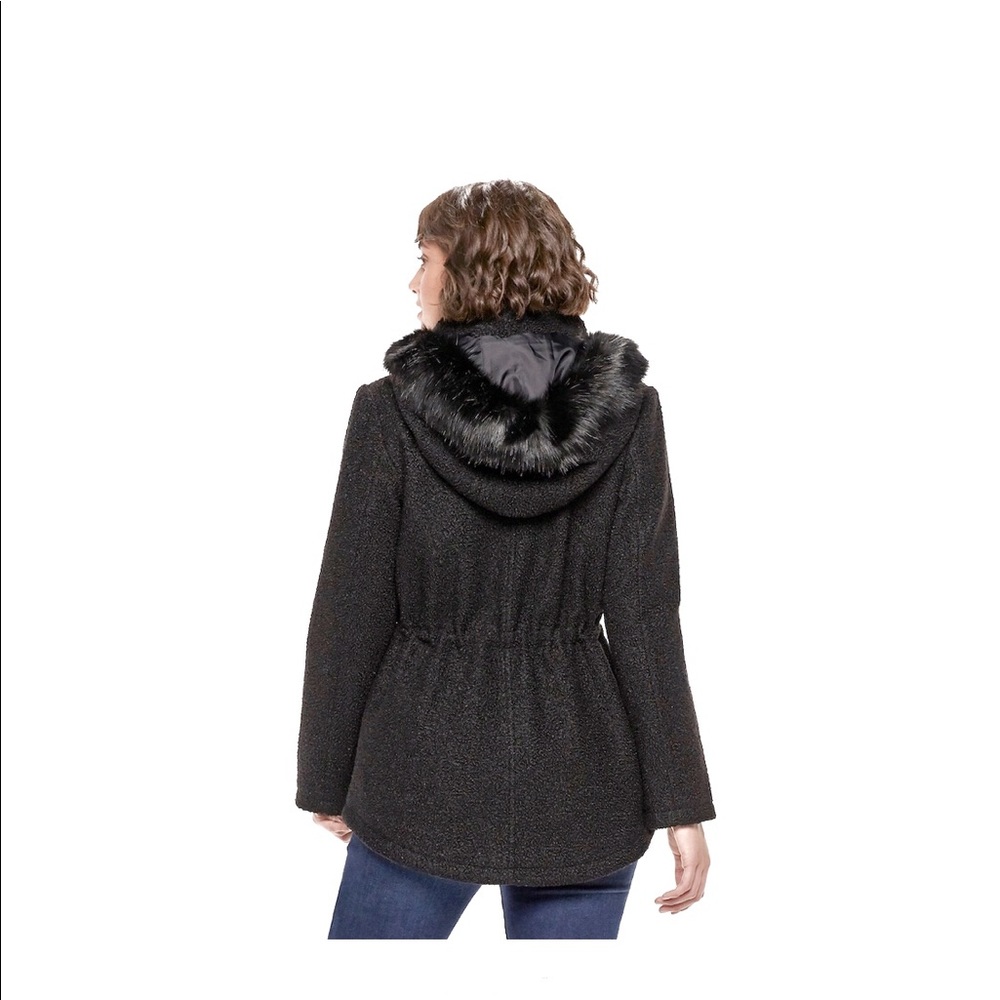 Women’s D.e.t.a.i.l.s Faux Hooded Anorak Jacket M - Picture 2 of 8